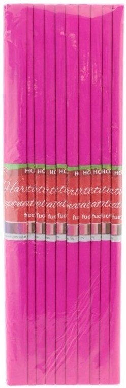 Hârtie creponată Daco 50x200cm 10pcs Fuchsia (HC008)
