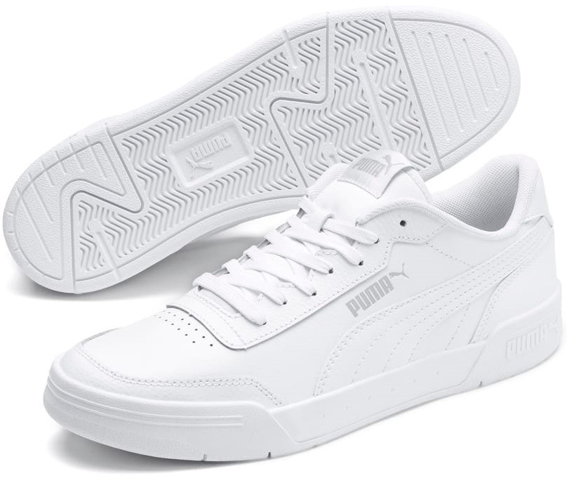 Ghete pentru bărbați Puma Caracal Puma White/Silver 40.5