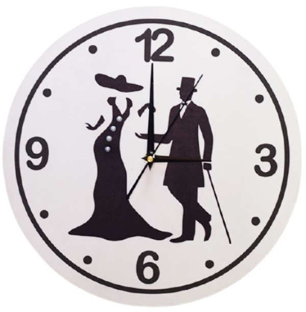 Настенные часы ArtMall Lady & Gentleman 35x35cm