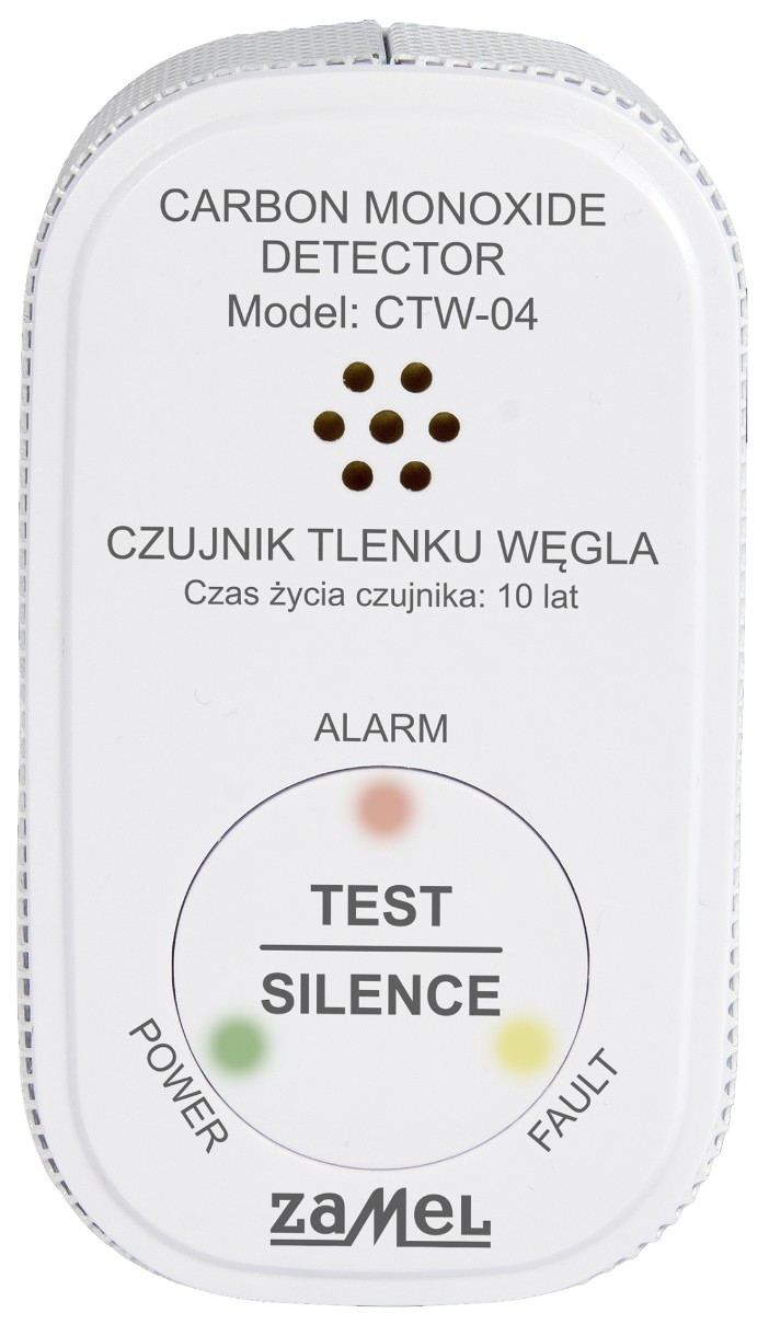 Detector monoxid de carbon Zamel CTW04