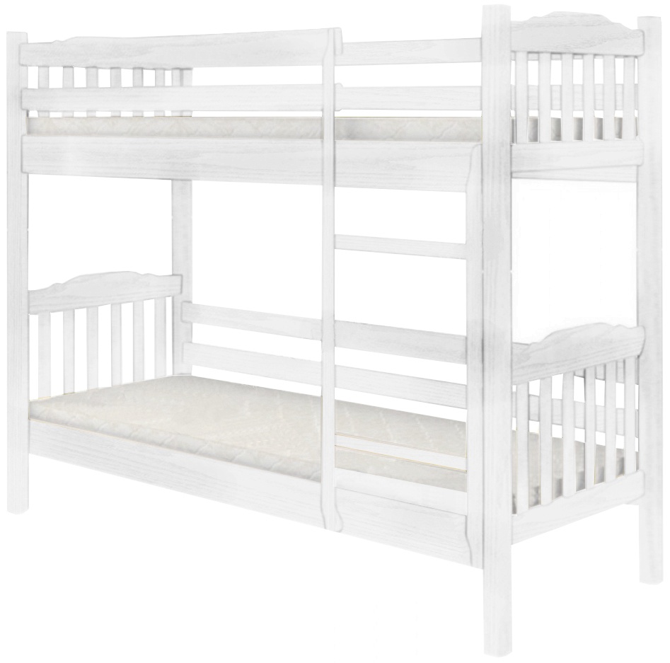 Детская кровать Mebigrand Бай-Бай 90х200см Белый