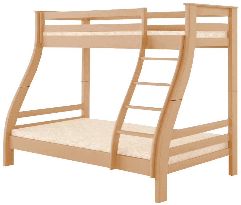 Детская кровать Mebigrand Аляска 120x80х200см Ольха