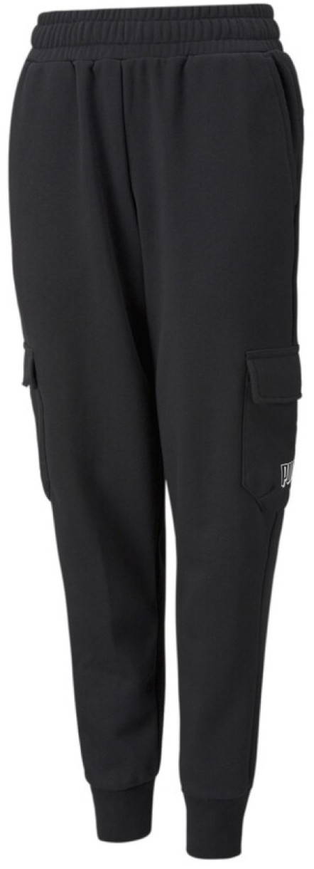 Детские спортивные штаны Puma Alpha Cargo Sweat Pants FL cl B Puma Black 140