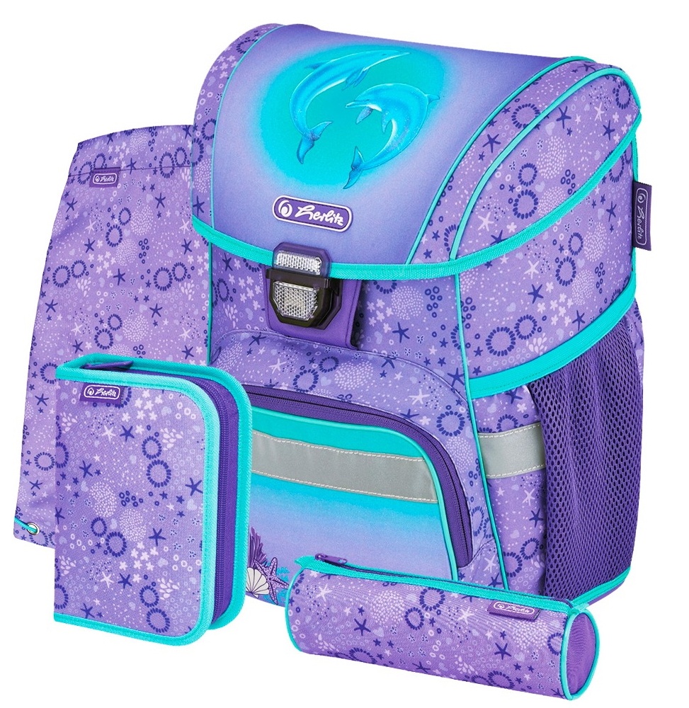 Rucsac școlar Herlitz Loop Plus Dolphins (50032457)