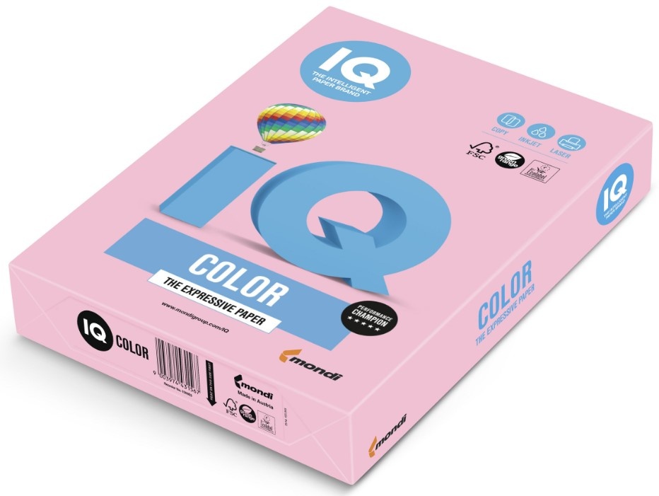 Бумага для печати Mondi A4 IQ Color Pale Flamingo 250pcs 160g/m2 OPI74