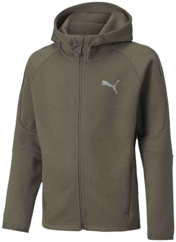 Hanorac pentru copii Puma Evostripe Full-Zip Hoodie B Grape Leaf 164