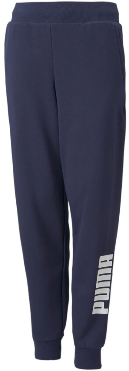 Детские спортивные штаны Puma Power Logo Sweatpants FL cl B Peacoat 128