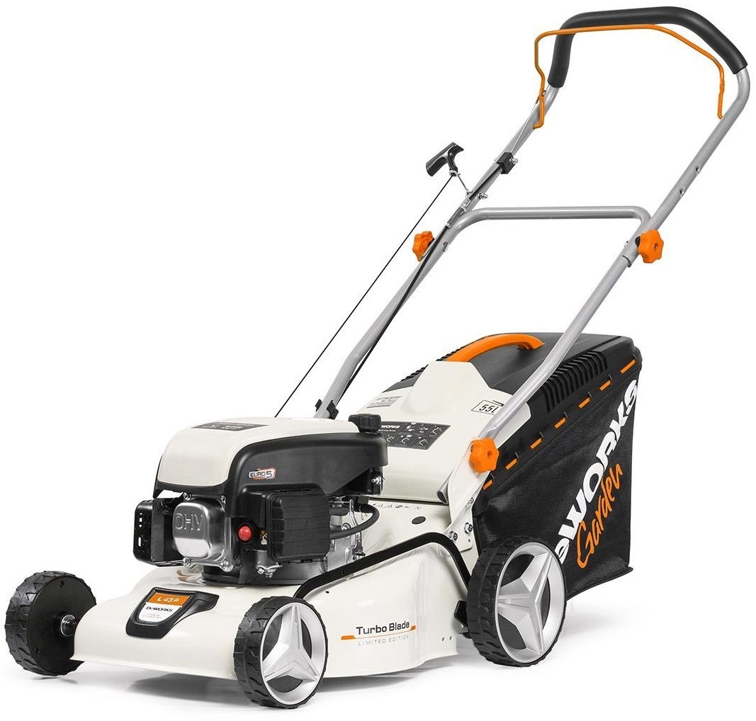 Maşina de tuns gazonul pe benzină DeWorks L 43P