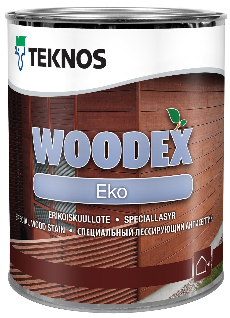 Антисептик строительный Teknos Woodex eko 0.9L