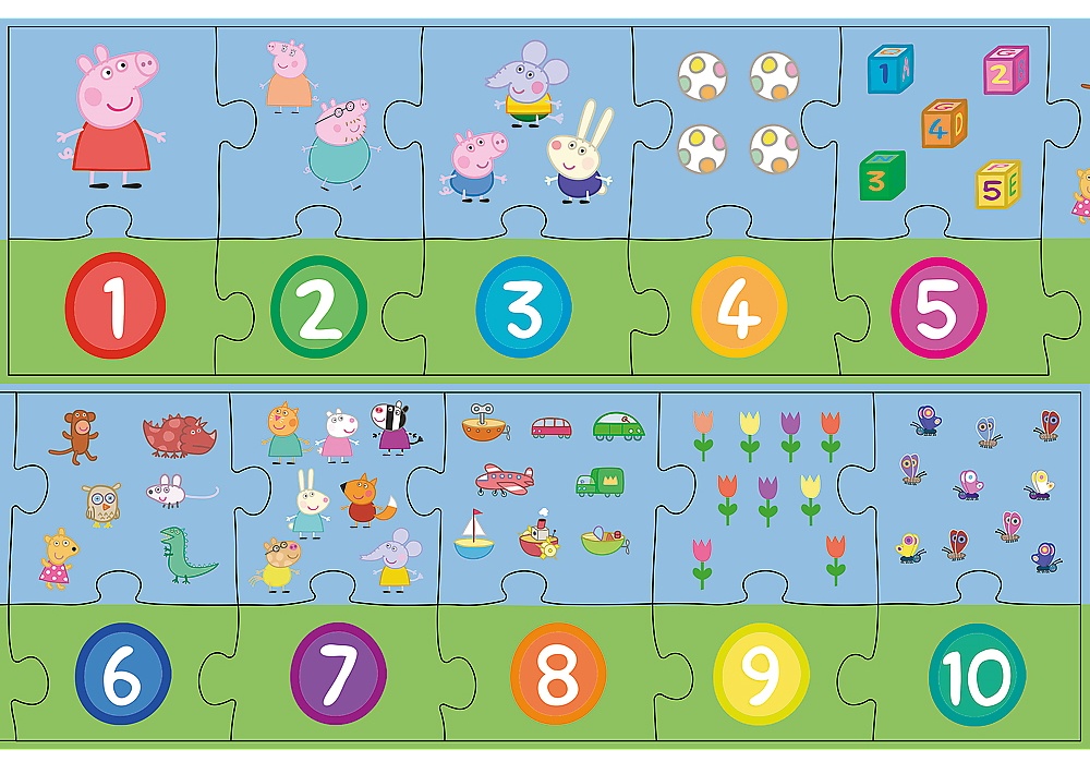 Puzzle Trefl 20 Numbers Peppa Pig (15579)