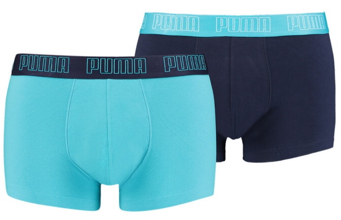 Сhiloţi pentru bărbați Puma Basic Trunk 2P Aqua/Blue XL