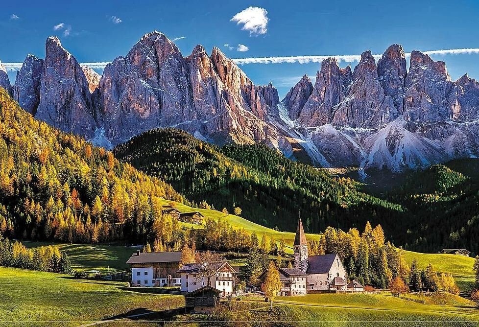 Пазл Trefl 1500 Val di Funes valley, Dolomites, Italy (26163)