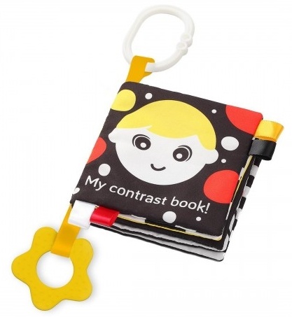 Игрушка для колясок и кроваток BabyOno Contrast Book (543)