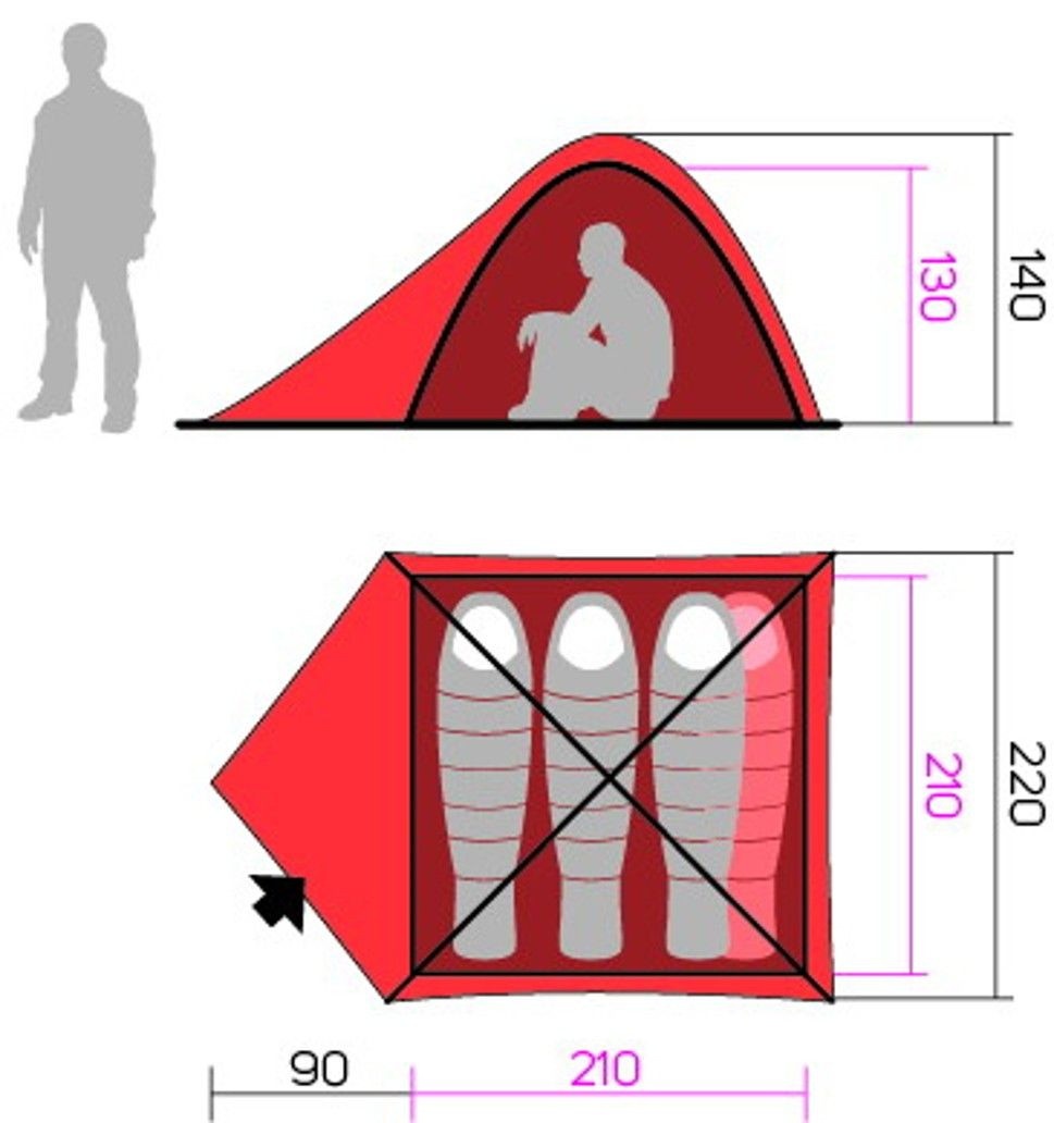 Как собрать четырехместную палатку. Палатка трехместная с тамбуром. Hannah Rover 3 палатка.