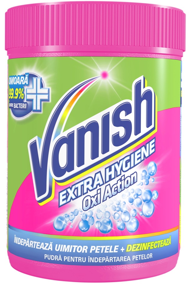 Soluție pentru îndepărtarea petelor Vanish Oxi Action Extra Hygiene 846g