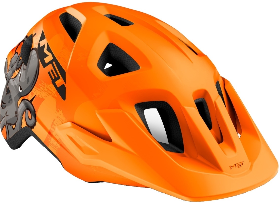 Cască Met Eldar Matt Orange Octopus