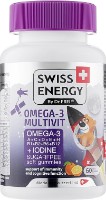 Жирные кислоты Swiss Energy Omega-3 Multivit+Iodine N60