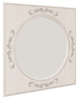 Oglindă Олмеко Каролина Вудлайн Crem/Sandal Alb