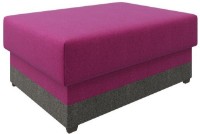 Пуф Олмеко Аджио Жаккард Бордо/Жаккард Серый