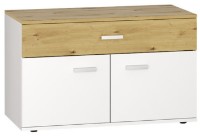 Тумба Sokme Барселона 2Д 1Ш Дуб Артисан/Белый