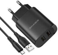 Încărcător Borofone BN2 with Micro-USB Black