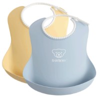 Набор слюнявчиков BabyBjorn Powder Yellow/Powder Blue (046341A)