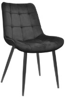 Стул Deco Hans Black/Black Legs HLR66