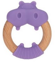 Игрушка-прорезыватель Nuby Wood & Silicone (NV06010)