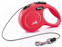 Lesă Flexi New Classic Cat XS Cord 3m Red