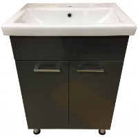 Шкаф с умывальником Quattro Verona Anthracite KF7760