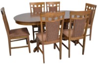 Комплект для столовой Evelin HV-31N Burnish + 6 Deppa R Burnish/F-789 Brown