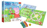 Настольная игра Trefl 2in1 Ludo/Snakes and Ladders Peppa Pig (02067)