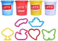 Пластилин Lets 4 Colors (L834015)