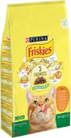 Сухой корм для кошек Purina Friskies Indoor Chicken Vegetables 10kg