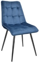 Scaun Deco Capella Blue/Black Legs