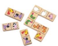 Настольная игра Viga Dominoes Farm Animals (59622)