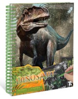 Album pentru zgarieturi DinosArt Scratch & Sketch (15201)