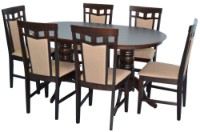 Комплект для столовой Evelin HV-24V Chocolate + 6 Deppa R Chocolate/NV-3WP