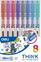 Набор ручек-роллеров Deli Think 8pcs