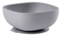 Тарелка силиконовая на присоске Beaba Gray (913433)