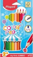 Creioane colorate Maped Jumbo 12pcs.