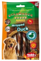 Snackuri pentru câini Nobby StarSnack Barbecue Wrapped Duck 70g