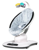 Детское кресло-качалка 4moms Mamaroo 4.0 Silver Plush