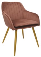 Scaun Deco Iris Rusty/Gold Legs