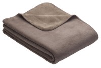 Pătura IBENA Dublin Double Face 100x200cm Espresso/Light Brown