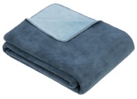 Pătura IBENA Dublin Double Face 150x200cm Petrol/Turquoise