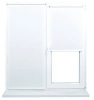 Рулонные шторы Dekora Ribbed White 0.65x1.70m