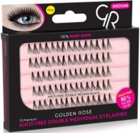Накладные ресницы Golden Rose Knot-Free Double Individual Eyelashes Medium