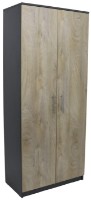 Dulap Andra 80x45x190 Dark Gray/Canyon Oak