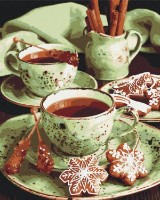 Tablou pe numere Brushme Мятные пряники (BS52724)